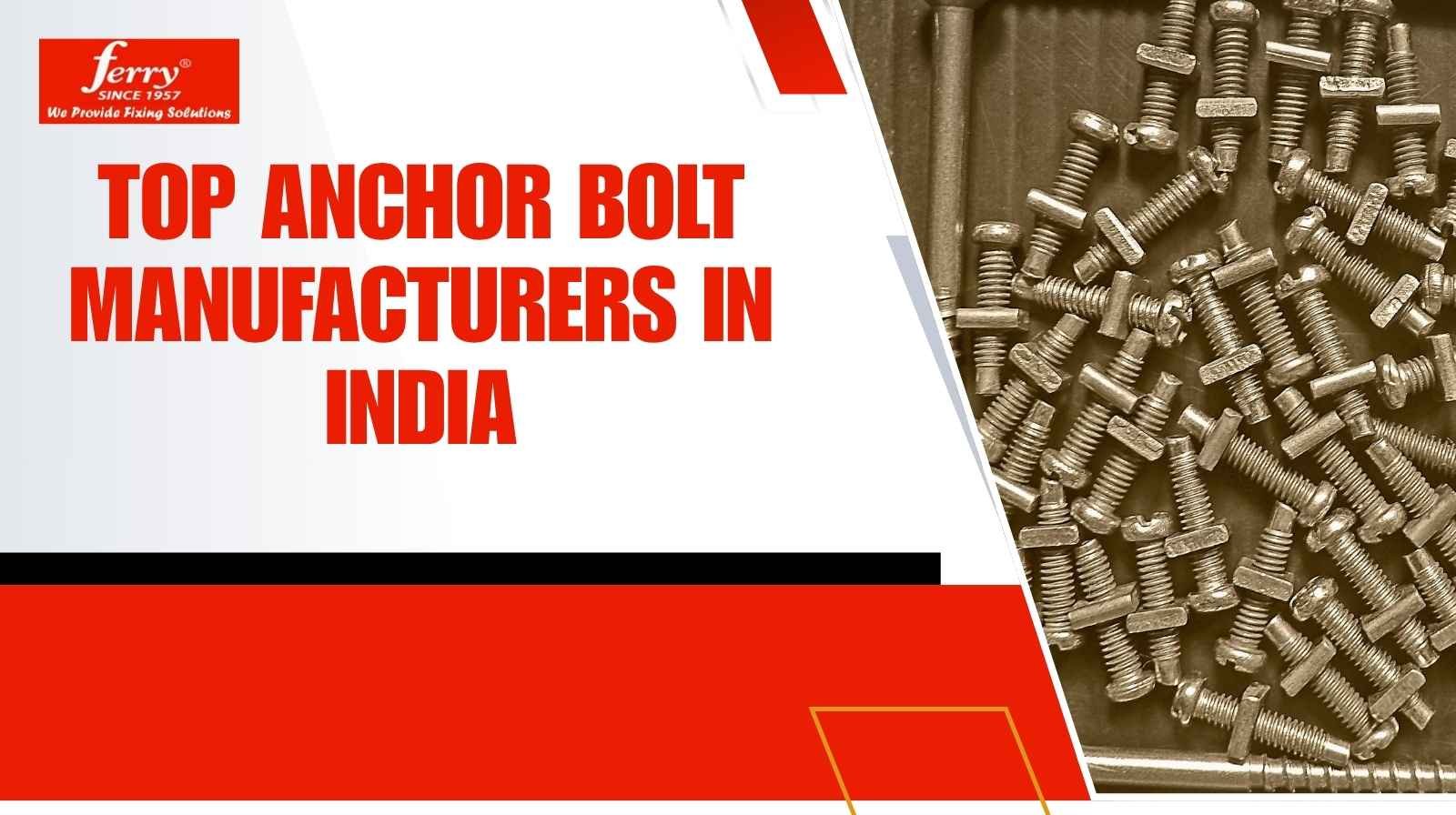 Top Anchor Bolt Manufacturers in India